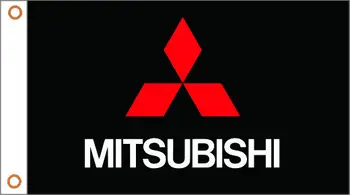 Bandera de coche Mitsubishi Banner 3ftx5ft Poliéster 01