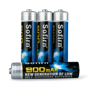 Sofirn AAA 900mah (4pcs)+ AAA 1100mah (4pcs) Batería Recargable NI-MH Recargables de 1,2 V Baja Auto-descarga 3A Baterías de la Célula