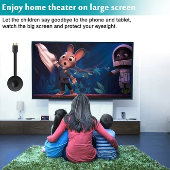 El Palillo de la TV 1080P MiraScreen G2 TV Dongle Receptor Soporte HDMI-compatible con Miracast Pantalla HDTV Dongle TV Stick para Android Ios