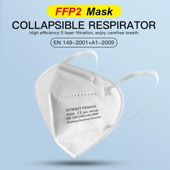 Barco de España Mascarilla Desechable Mascarilla de filtro Anti Polvo Respirable de Protección de Adultos máscaras Nonwove 5 Capa de la Boca de la Máscara de mascarillas