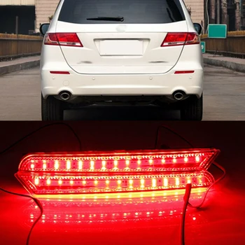 Coche LED en la parte Trasera Parachoques Reflector de luz Luces de Freno traseras para Honda Odyssey 2009-