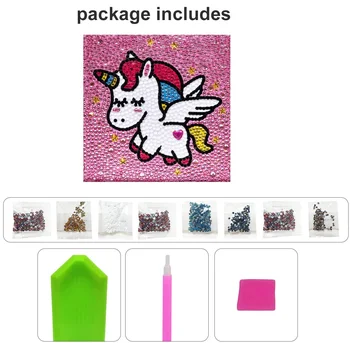 5D Diamante Kits de Pintura para Niños Llenos de Perforación de Pintura por Número de Kits de BRICOLAJE Mosaico de Decisiones Artes, Artesanías, accesorios para Niños Regalo