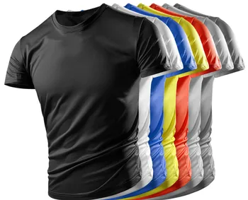 Hombres CALIENTES creativo de Novia ropa de secado rápido, transpirable camiseta de los Hombres de verano sportwear Gimnasio Ejecución de camisetas ropa