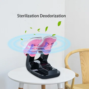 Eléctrico Zapatos Secador de Esterilización Ajustable de Desodorización de la Máquina de Secado Plegable de temporización botas guantes de Esterilización de ozono