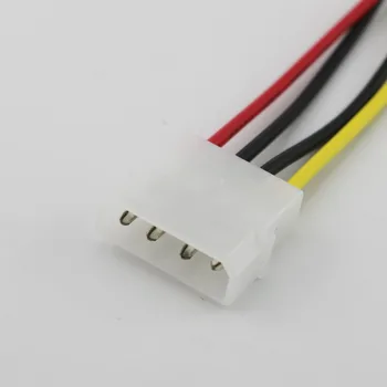 10pcs 50 cm/1.5 ft IDE de 4 PINES Molex Macho de Alimentación para LP4 conector Hembra Adaptador de Conector de la Extensión de Cable