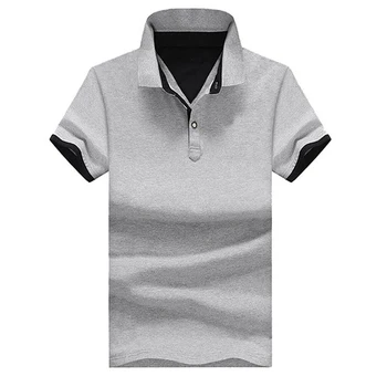 DIMUSI Mens Camisas de Polo de Verano de los Hombres Casual de Manga Corta Camisas de Algodón de la Moda de Polo Camisetas Para Hombre de la Marca de Ropa 4XL,YA764