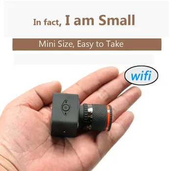720P 50X de Zoom de la Lente Inalámbrica Punto-a-Punto Videocámara Mini mini cámara wifi de Grabación de Vídeo Soporta el Teléfono Móvil de control