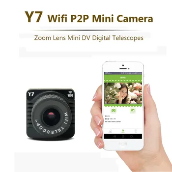 720P 50X de Zoom de la Lente Inalámbrica Punto-a-Punto Videocámara Mini mini cámara wifi de Grabación de Vídeo Soporta el Teléfono Móvil de control