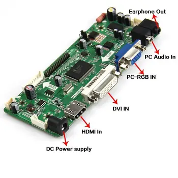 Kit Para N140BGE-L42 LCD LED DVI Audio del Panel Controlador de la Pantalla de la junta de BRICOLAJE 2019 Controlador de 1366 X 768 LVDS 40pin 14