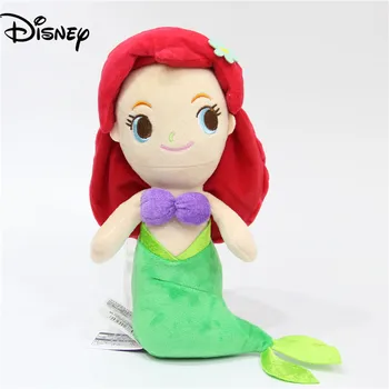 Disney Peluche Princesa Ariel Sirena de la Felpa Juguetes de Bebé Niños Peluches Muñecos de 33 cm de Disney, Juguetes de Peluche Infantil de las Niñas de Cumpleaños Regalos de Navidad