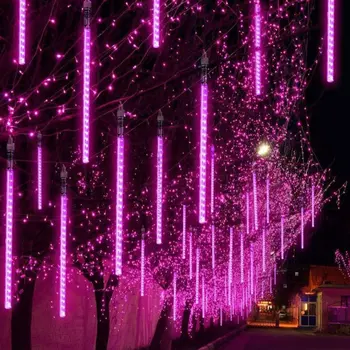 30CM de Meteoros de Tubo de LED de la lluvia de Meteoros de la Lluvia de los Tubos de Navidad Luces Decorativas LED Hermosa Fiesta de la Boda de Jardín de la Cadena de la Luz