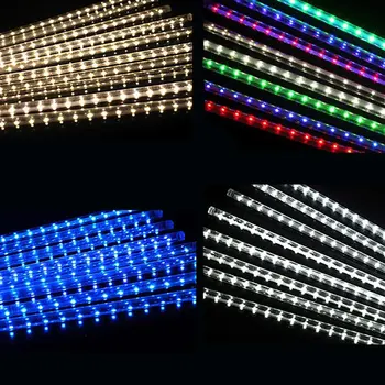 30CM de Meteoros de Tubo de LED de la lluvia de Meteoros de la Lluvia de los Tubos de Navidad Luces Decorativas LED Hermosa Fiesta de la Boda de Jardín de la Cadena de la Luz