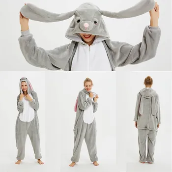 Anime Enterizo de las Mujeres ropa de dormir Kigurumi de las Mujeres Adultas pijamas Puntada Panda Unicornio Totoro Cosplay Niños Niño Niña pijama