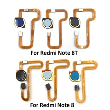 Sensor de huellas dactilares Para el Xiaomi Redmi Note 8 de huellas Dactilares Botón de Inicio de Conexión Flex Cable de Cinta Para el Xiaomi Redmi Nota 8C 8 Pro