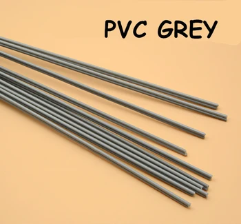 20PCS de PVC Gris de Plástico, Varillas de Soldadura Palos 5mmx2.5 mm, con Resistencia a la Corrosión Para Soldador de Plástico de 20 cm