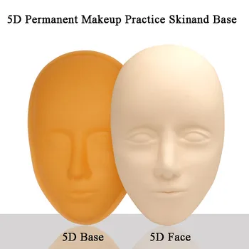 Piel de la práctica 5D Maquillaje Permanente de Cejas Delineador de Labios Microblading la Práctica de la Cara de la Base Titular de los Principiantes Falso de la Piel para Agujas de Tintas