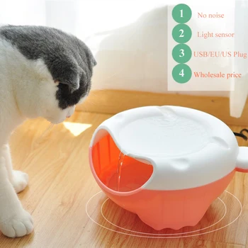 Perro de mascota Fuentes Automática de la Fuente de agua Potable Para los Gatos de la Fuente de Agua Dispensador de Perro de la Alimentación de los Alimentadores de la Botella de Agua de bebedero gato