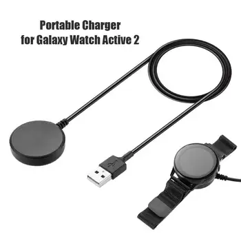 Portátil No-cero de Silicona Cable de Carga USB Cargador Adaptador de Alimentación para Samsung Galaxy Reloj Active 2 de 40 mm, de 44 mm de Dropshipping