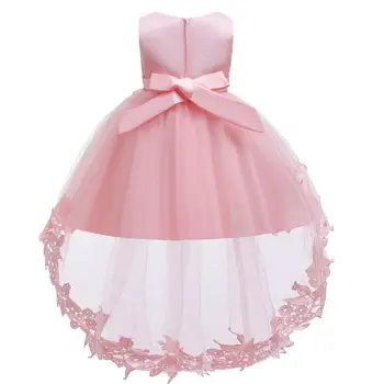 El verano de los Niños de Bebé de Niña de Princesa Vestido de flores de Tul Vestido de Fiesta para el Bebé de Un año Brithday Formal Vestidos de Trajes de Bebé