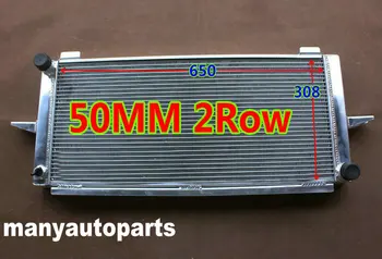 50 MM de Aluminio del radiador y DOS VENTILADORES para FORD ESCORT SIERRA RS500/RS COSWORTH 2.0 82-97