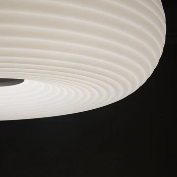 Nórdicos lámpara colgante redondo de estilo sencillo y moderno LED de acrílico de tres colores de atenuación de lámparas de la sala de estar del hotel showroom bar restaurante art litg