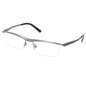 Gmei Óptica de la Marca del Diseñador de los Hombres Gafas de Marcos de Aluminio de Aleación de Magnesio Marco Espectáculo de Gafas de Miopía Gafas GF1060