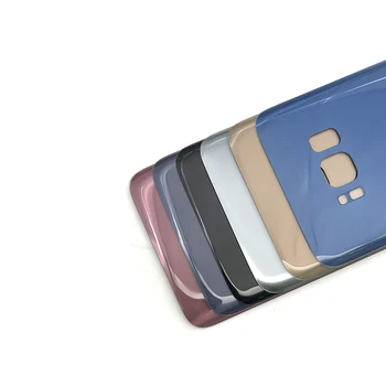 10Pcs/Lot, Vidrio trasero de la Cubierta de la Batería de nuevo Caso de la Cubierta Para Samsung Galaxy S8 S8 Más G9500 G9550