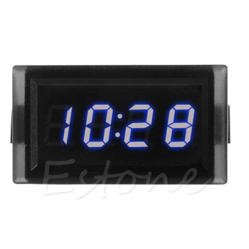 DC 12V LED Digital RGB Panel Impermeable Reloj Automático de Tiempo para Coche Moto W15