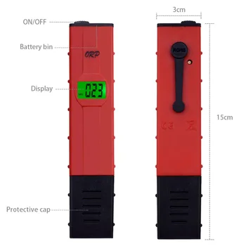 Yieryi Nuevo de la Marca ORP-2069 LCD Digital de Tipo Lápiz Rojo Probador de la Cantidad de Agua de la Piscina Tester Medidor de ORP para el generador de Hidrógeno
