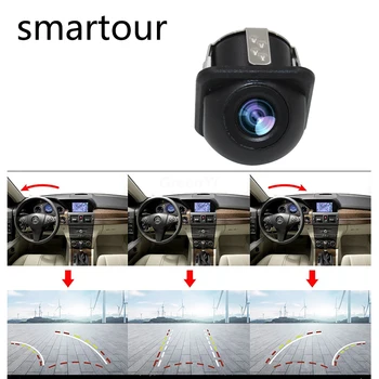 Smartour Auto Revertir la Cámara de Aparcamiento Inteligente Dinámica de la Trayectoria de las Pistas de la Vista Posterior de la Cámara HD del CCD Reverso de la Copia de seguridad de Asistencia