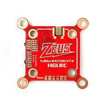 HGLRC Zeus VTX 800 mw Conmutable 5.8 G 40CH Micrófono Incorporado 6-26V para RC FPV de Carreras de estilo libre de Drones 20/30 mm