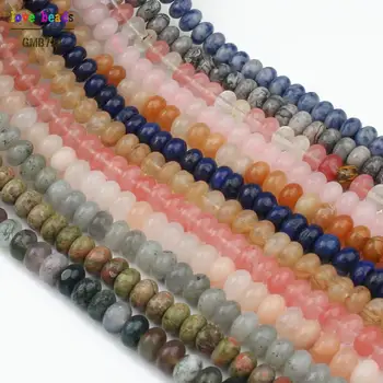 4/6/8m m Natural Quartzs Jaspers etc Beads Ronda Suelto Espaciador Perlas para la Joyería de BRICOLAJE Artesanal con Cuentas Pulsera