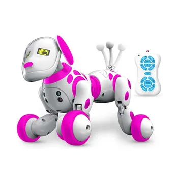 2020 Nuevo Control Remoto Inteligente Perro-Robot Programable de 2.4 G Inalámbrico de Niños de Juguete Inteligente Hablando Robot Perro Mascota Electrónica niño de Regalo