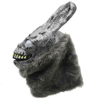 Animales de dibujos animados de Látex Mascara de Conejo de Donnie Darko FRANK El Conejo Disfraz de Adulto de Cosplay Fiesta de Halloween Carnaval Mak Suministros