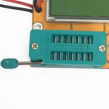 LCR-T4 Mega328 Multímetro Retroiluminación de la pantalla LCD Transistor Probador de Diodos Triodo de la Capacitancia de la ESR Meter MOS PNP NPN LCR
