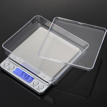 LCD Digital Portátil de la Electrónica de la balanza de Cocina, i2000 de Mano Peso de la Cuchara de la Escala De la Joyería de los Alimentos de la Cocina de Peso 3kg/300g/0.1 g