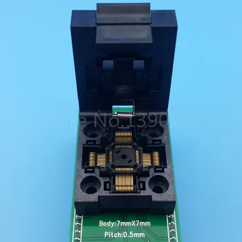 TQFP48 QFP48 A DIP48 SA248 IC Programador Adaptador de Enchufe de Prueba de 0.5 mm
