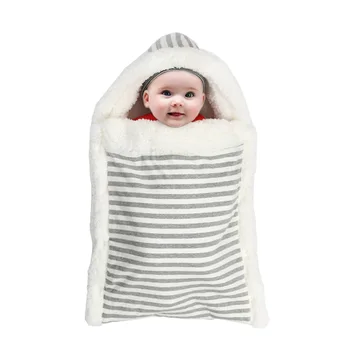 Manta de bebé Envolver Bebe de la Envolvente de la Bolsa de Dormir para los recién Nacidos del Bebé ropa de Cama Mantas de Invierno Cálido Sleepsack Cochecito Envoltura