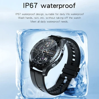 LIGE 2020 de la Moda Inteligente para Hombre Reloj de Bluetooth de la Llamada de lujo de los Relojes Inteligentes Macho de la Frecuencia Cardíaca Presión Arterial Deportes smartwatch Para los Hombres