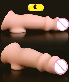 Súper suave de silicona pene manga extender el condón del pene mangas reutilizables condones pene de la ampliación del sexo, productos del sexo herramientas para hombres