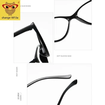 2019 Espectáculo marco de ojo de gato Gafas de marco claro de la lente de las Mujeres Rojas negro Gafas marcos ópticos de la miopía nerd negro purpl anteojos