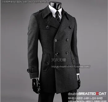 Nueva llegada de la moda de obesos casual de los hombres chaqueta de alta calidad de lana de abrigo de los hombres más tamaño S M L XL 2XL 3XL 4XL 5XL 6XL 7XL 8XL 9XL