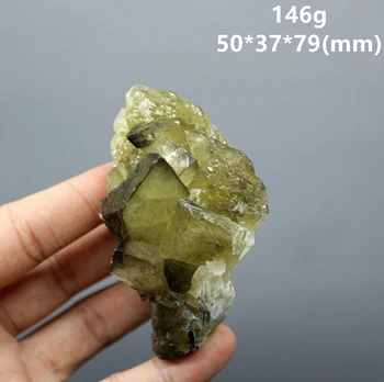 Natural, Fluorescente calcita mineral espécimen de cristales y piedras curativas de los cristales de cuarzo piedras preciosas