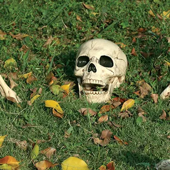 Halloween de Calavera Esqueleto de la Cabeza de Manos de Tres piezas Conjunto de Broma Césped Decoraciones para el Hogar Spooky Piso Jardín de la Decoración de Halloween