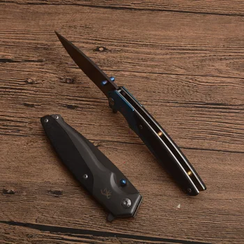 Nueva Moda de la Browning 2 color de identificadores de TODOS los bolsillo de caza cuchillo Plegable 7cr17 Bladle cocina al aire libre de la utilidad de la supervivencia SOS EDC herramienta