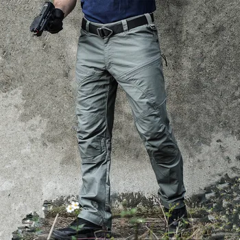 El hombre de la Táctica Militar Pantalón Impermeable y Transpirable de Carga Pantalón Resistente al Desgaste Pantalones de Trabajo para Hombre de la Montaña y la Escalada de los Corredores