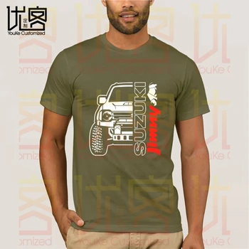 NUEVO Logo de Suzuki Jimny CAMISETA de los Hombres de los Hombres de las mujeres de Verano Algodón Equipo de Camisetas Masculinas más reciente Popular Superior Normal de Camisetas de