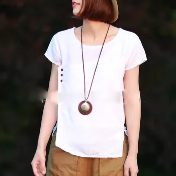 Vintage Gota de Agua Círculo Colgante, Collar para Mujer Chica Bohemia de la Cuerda del Algodón Suéter Cadena Collares de la Joyería de la Moda