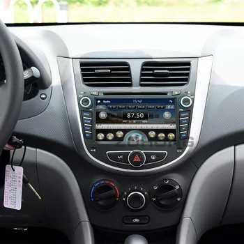 2 din Coche Reproductor de vídeo DVD De Hyundai Solaris Accent Verna autoradio Multimedia del COCHE de Navegación GPS de Radio estéreo Bluetooth Mapa