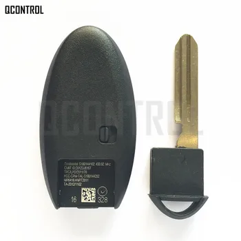 QCONTROL Coche Smart Tecla del control Remoto Ajuste para NISSAN Qashqai X-Trail de Entrada Sin llave Controlador para Continontal PULSAR 433,92 MHz